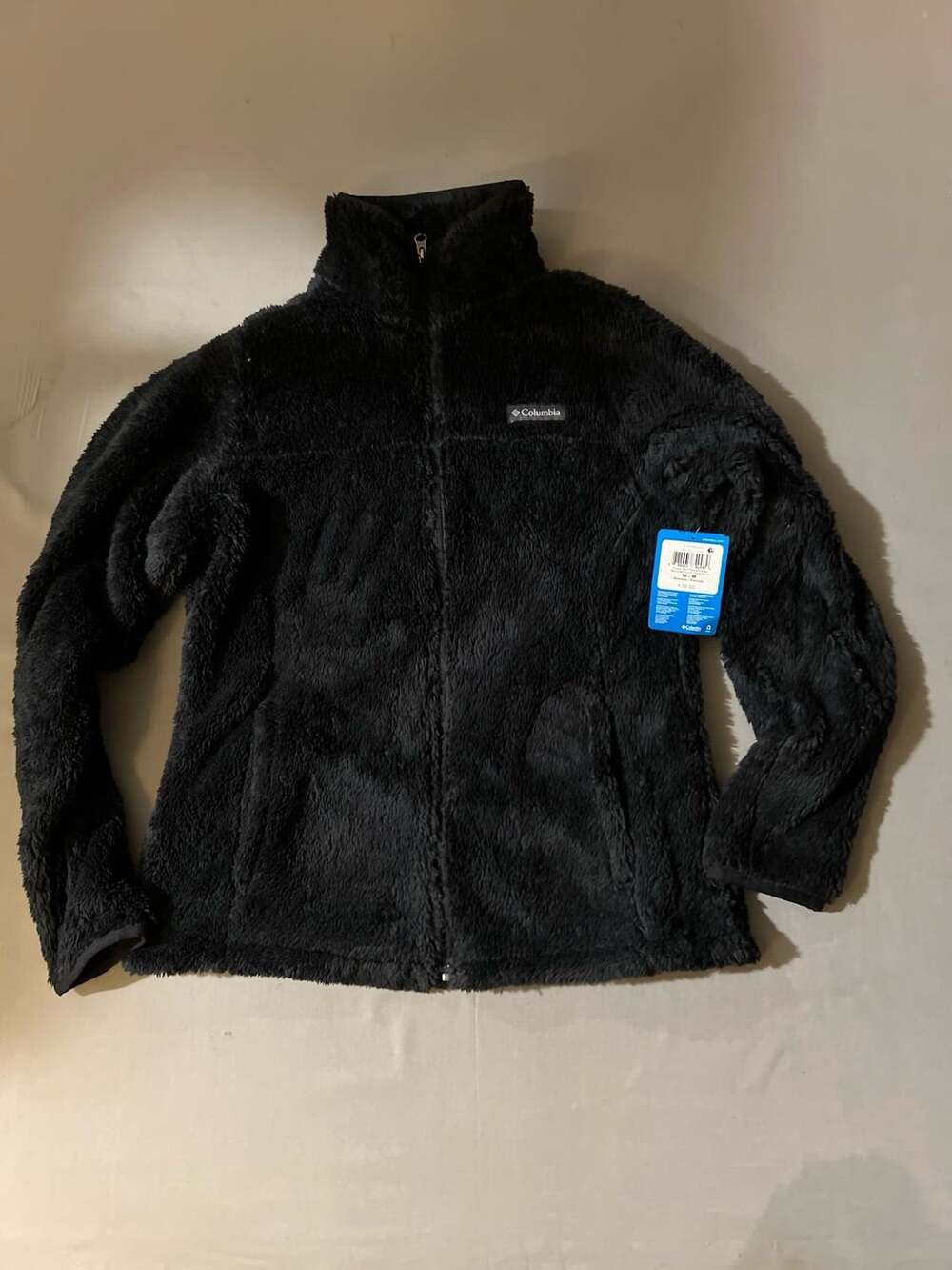 Columbia Cloudy Day Full-Zip Fleece Jacket Women’s Med Black NWT